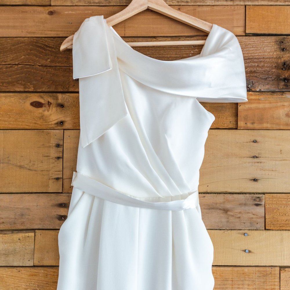 Chiffon Bridal Jumpsuit (Size 0)